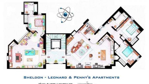 FLOOR PLANS OF FAMOUS TELEVISION SHOWS