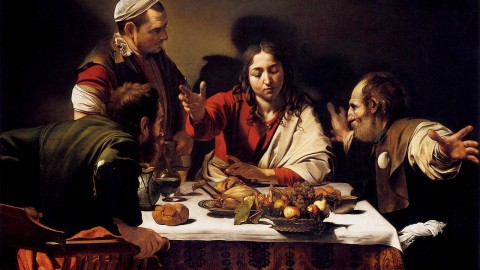 Michelangelo Merisi da Caravaggio, ‘The Supper at Emmaus’, 1601