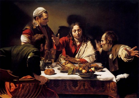 Michelangelo Merisi da Caravaggio, ‘The Supper at Emmaus’, 1601